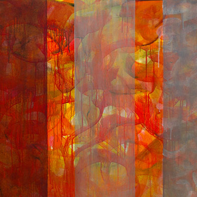 Column, Painting by Mia Scheffey