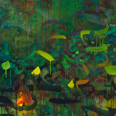 Sea Turtle, Painting by Mia Scheffey